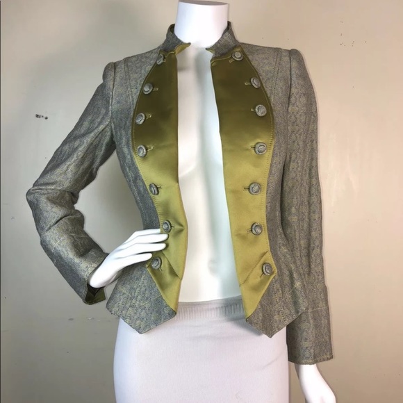 Armani Collezioni Jackets Coats Brocade Military Jacket Poshmark